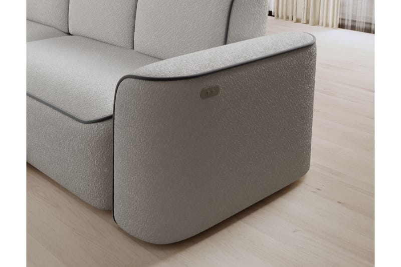 Ume 4-sits Soffa med Divan - Grå - Möbler - Vardagsrum - Soffor - Divansoffa & schäslong