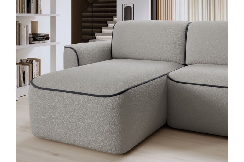 Ume 4-sits Soffa med Divan - Grå - Möbler - Vardagsrum - Soffor - Divansoffa & schäslong