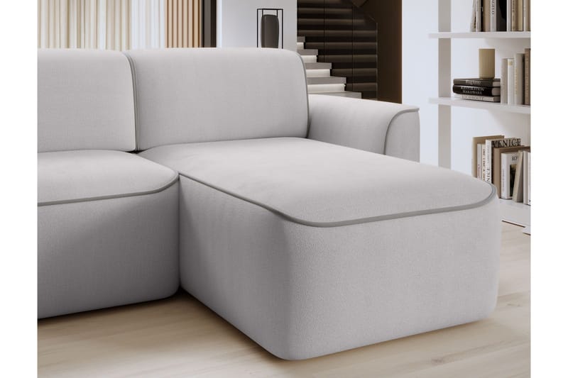 Ume 4-sits Soffa med Divan - Grå - Möbler - Vardagsrum - Soffor - Divansoffa & schäslong