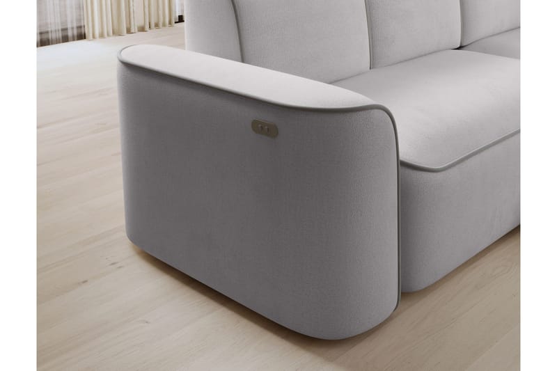 Ume 4-sits Soffa med Divan - Grå - Möbler - Vardagsrum - Soffor - Divansoffa & schäslong