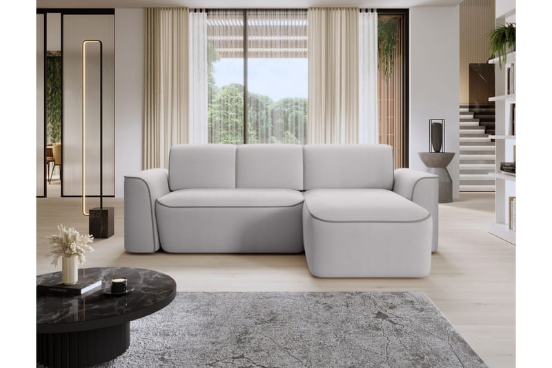 Ume 4-sits Soffa med Divan - Grå - Möbler - Vardagsrum - Soffor - Divansoffa & schäslong