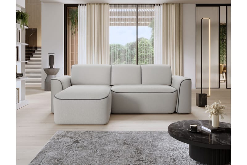 Ume 4-sits Soffa med Divan - Grå - Möbler - Vardagsrum - Soffor - Divansoffa & schäslong