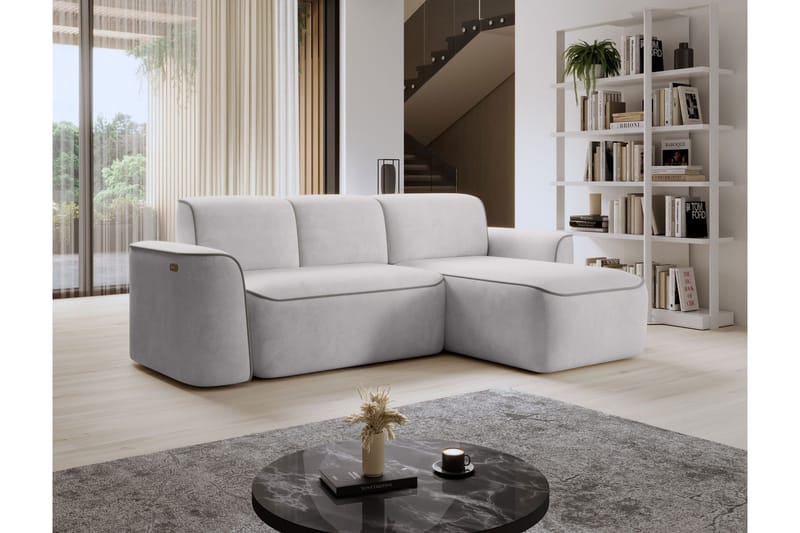 Ume 4-sits Soffa med Divan - Grå - Möbler - Vardagsrum - Soffor - Divansoffa & schäslong