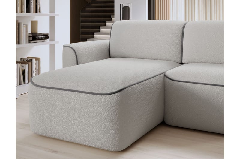 Ume 4-sits Soffa med Divan - Grå - Möbler - Vardagsrum - Soffor - Divansoffa & schäslong