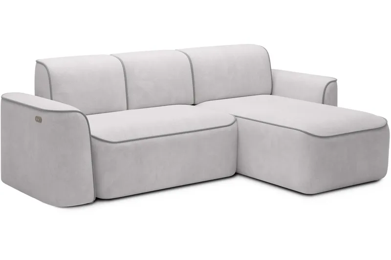 Ume 4-sits Soffa med Divan - Grå - Möbler - Vardagsrum - Soffor - Divansoffa & schäslong