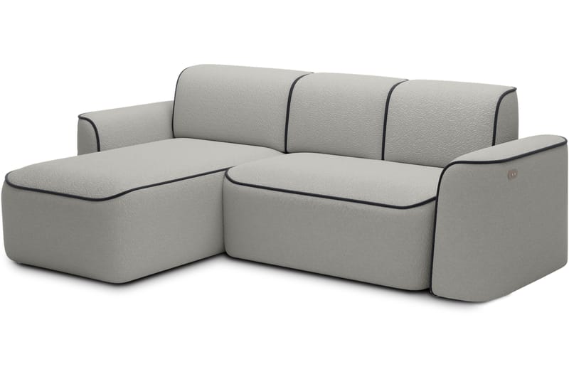 Ume 4-sits Soffa med Divan - Grå - Möbler - Vardagsrum - Soffor - Divansoffa & schäslong