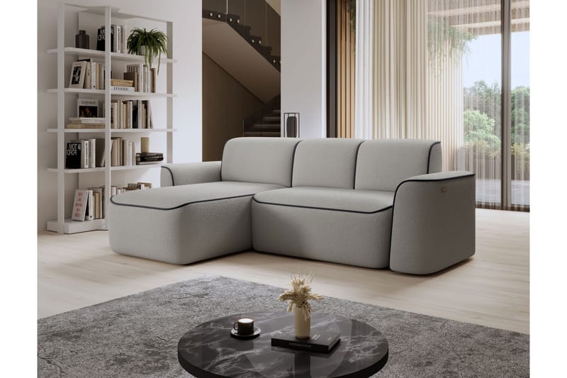 Ume 4-sits Soffa med Divan - Grå - Möbler - Vardagsrum - Soffor - Divansoffa & schäslong
