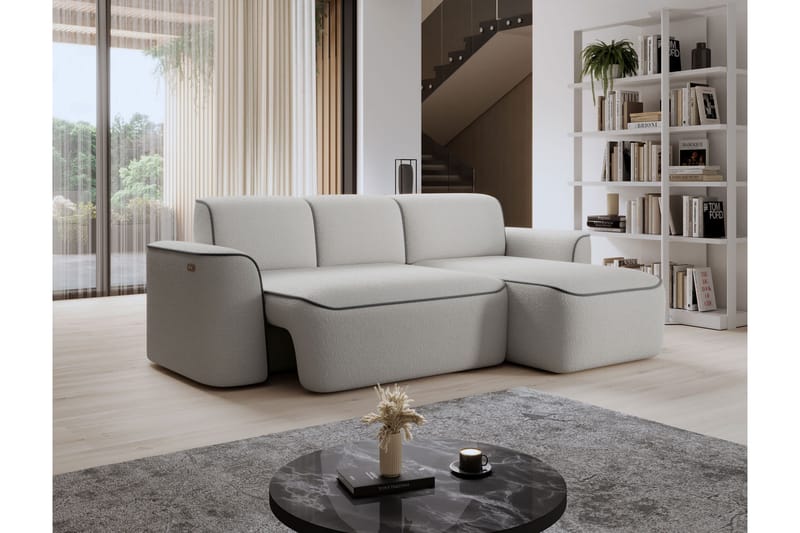 Ume 4-sits Soffa med Divan - Grå - Möbler - Vardagsrum - Soffor - Divansoffa & schäslong