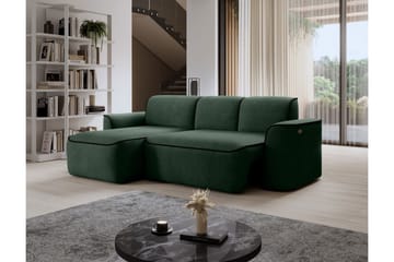 Ume 4-sits Soffa med Divan - Grön - Möbler - Vardagsrum - Soffor - Divansoffa & schäslong