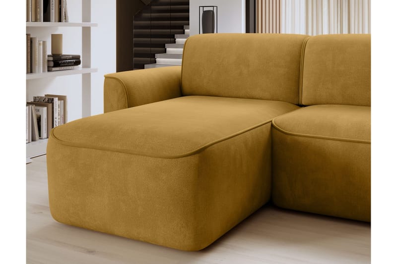 Ume 4-sits Soffa med Divan - Gul - Möbler - Vardagsrum - Soffor - Divansoffa & schäslong