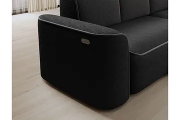 Ume 4-sits Soffa med Divan - Mörkgrå - Möbler - Vardagsrum - Soffor - Divansoffa & schäslong