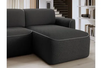 Ume 4-sits Soffa med Divan - Mörkgrå - Möbler - Vardagsrum - Soffor - Divansoffa & schäslong