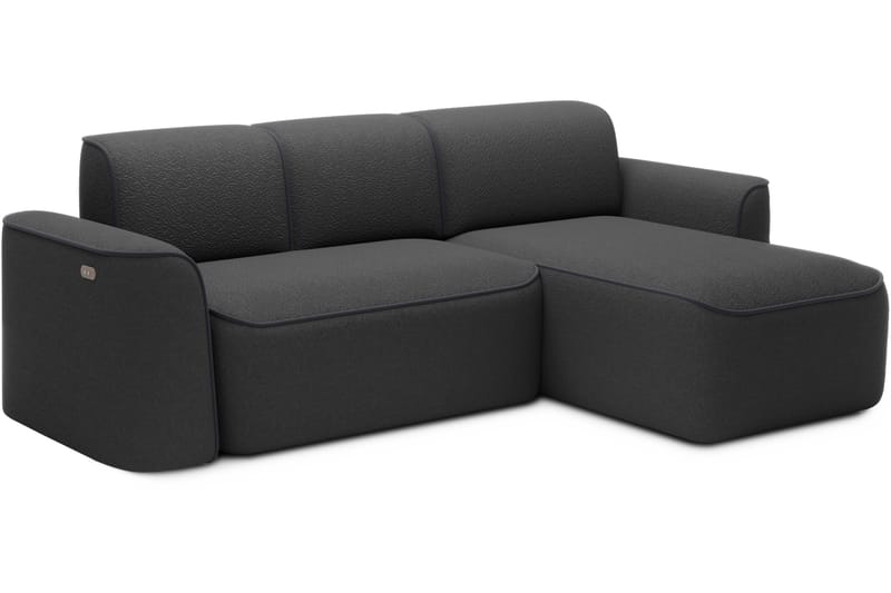 Ume 4-sits Soffa med Divan - Mörkgrå - Möbler - Vardagsrum - Soffor - Divansoffa & schäslong