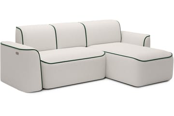 Ume 4-sits Soffa med Divan - Vit - Möbler - Vardagsrum - Soffor - Divansoffa & schäslong