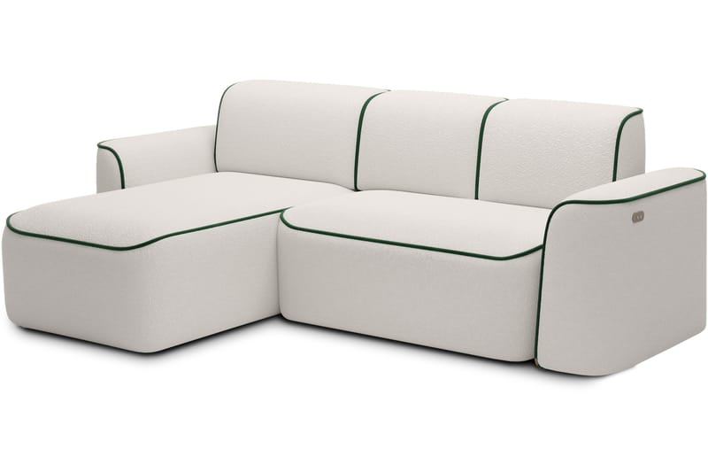 Ume 4-sits Soffa med Divan - Vit - Möbler - Vardagsrum - Soffor - Divansoffa & schäslong
