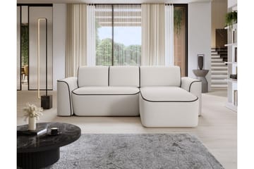 Ume 4-sits Soffa med Divan - Vit - Möbler - Vardagsrum - Soffor - Divansoffa & schäslong