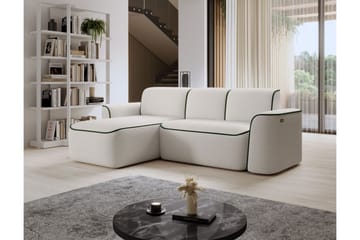 Ume 4-sits Soffa med Divan - Vit - Möbler - Vardagsrum - Soffor - Divansoffa & schäslong