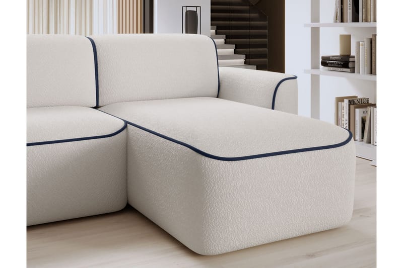 Ume 4-sits Soffa med Divan - Vit - Möbler - Vardagsrum - Soffor - Divansoffa & schäslong