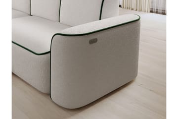 Ume 4-sits Soffa med Divan - Vit - Möbler - Vardagsrum - Soffor - Divansoffa & schäslong