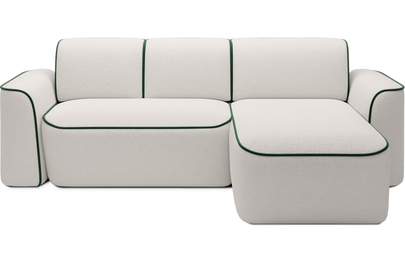 Ume 4-sits Soffa med Divan, Vit