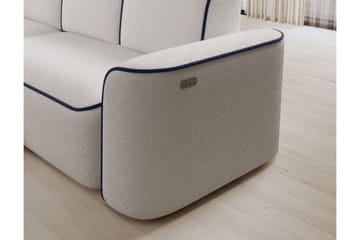 Ume 4-sits Soffa med Divan - Vit - Möbler - Vardagsrum - Soffor - Divansoffa & schäslong
