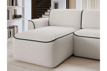 Ume 4-sits Soffa med Divan - Vit - Möbler - Vardagsrum - Soffor - Divansoffa & schäslong