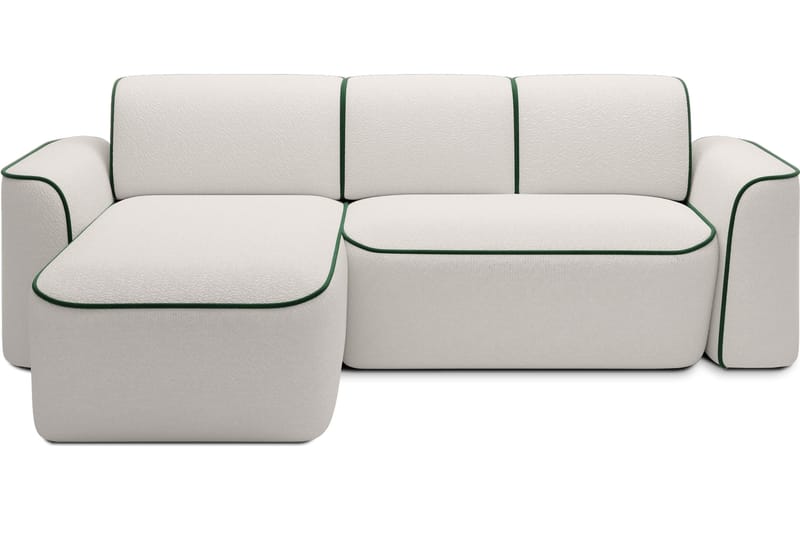 Ume 4-sits Soffa med Divan - Vit - Möbler - Vardagsrum - Soffor - Divansoffa & schäslong