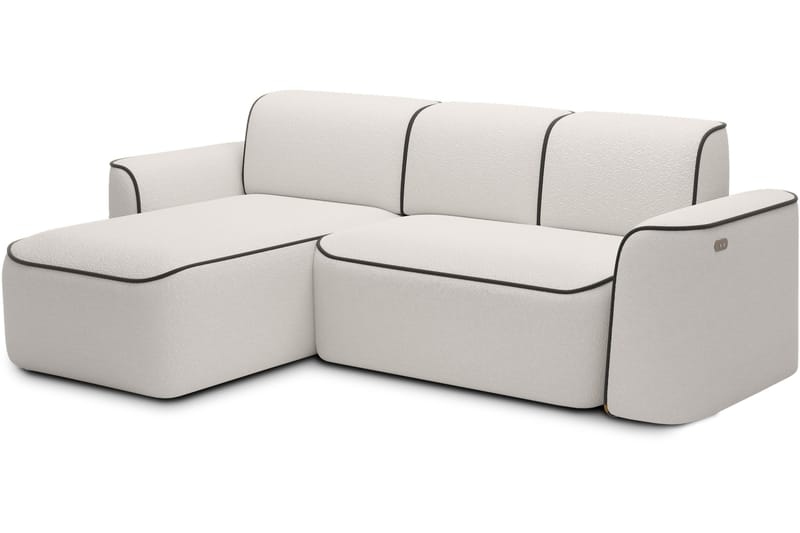 Ume 4-sits Soffa med Divan - Vit - Möbler - Vardagsrum - Soffor - Divansoffa & schäslong