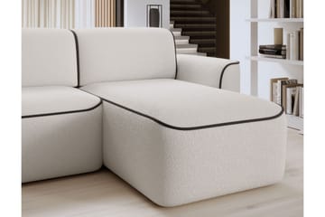 Ume 4-sits Soffa med Divan - Vit - Möbler - Vardagsrum - Soffor - Divansoffa & schäslong