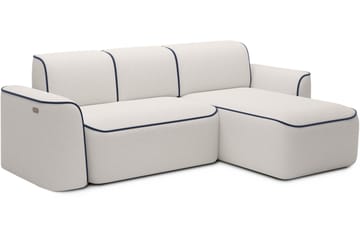 Ume 4-sits Soffa med Divan - Vit - Möbler - Vardagsrum - Soffor - Divansoffa & schäslong