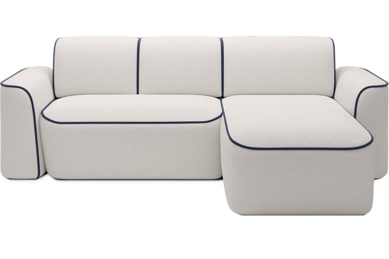 Ume 4-sits Soffa med Divan - Vit - Möbler - Vardagsrum - Soffor - Divansoffa & schäslong