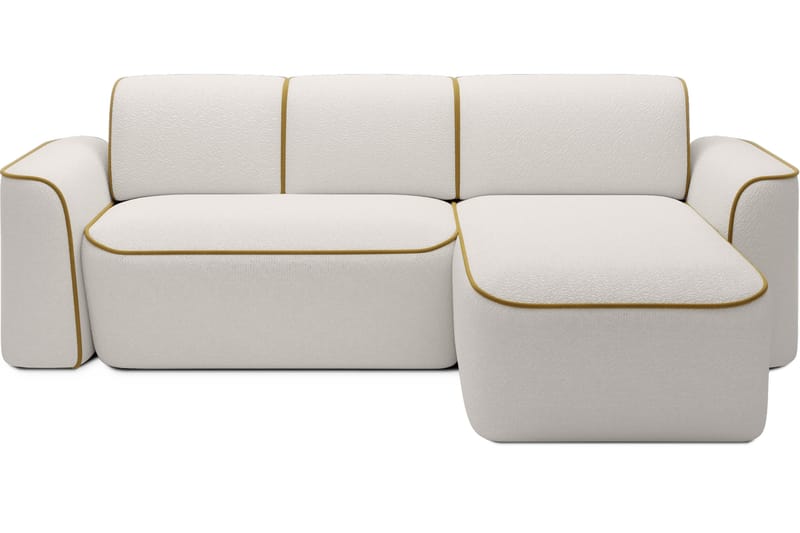 Ume 4-sits Soffa med Divan, Vit