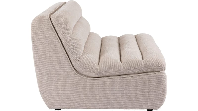 Valdoro 2-sits Mittmodul i tyg 135 cm - Beige - Möbler - Vardagsrum - Soffor - 2-sits soffor