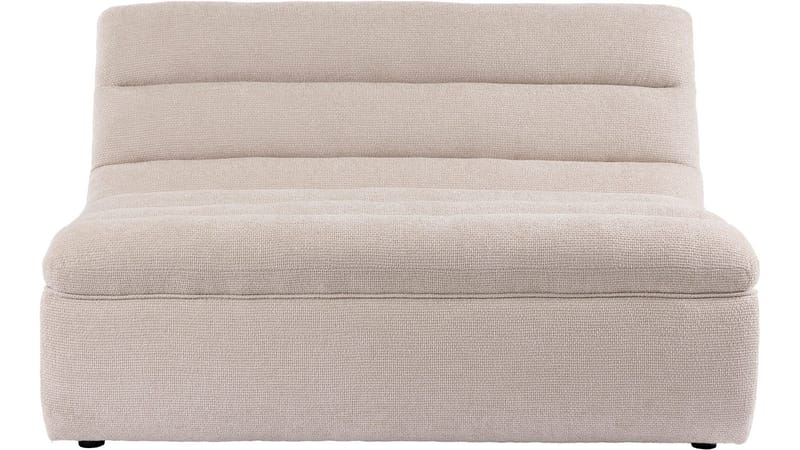 Valdoro 2-sits Mittmodul i tyg 135 cm - Beige - Möbler - Vardagsrum - Soffor - 2-sits soffor