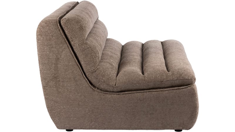 Valdoro 2-sits Mittmodul i tyg 135 cm - Mink - Möbler - Vardagsrum - Soffor - 2-sits soffor