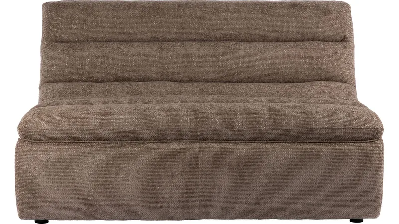 Valdoro 2-sits Mittmodul i tyg 135 cm - Mink - Möbler - Vardagsrum - Soffor - 2-sits soffor