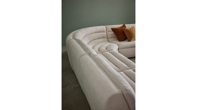 Valdoro Hörnmodul i tyg 179 cm - Beige - Möbler - Vardagsrum - Soffor - Hörnsoffor