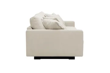 Valencia Extra Djup 3-sits Soffa i Chenille - Beige - Möbler - Vardagsrum - Soffor - 3-sits soffor