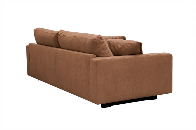 Valencia Extra Djup 3-sits Soffa i Chenille - Rostbrun - Möbler - Vardagsrum - Soffor - 3-sits soffor