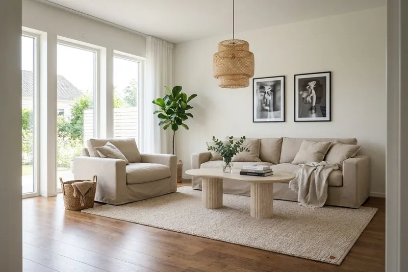 Valencia Extra Djup 3-sits Soffa med avtagbar och tvättbar klädsel - Beige - Möbler - Vardagsrum - Soffor - 3-sits soffor