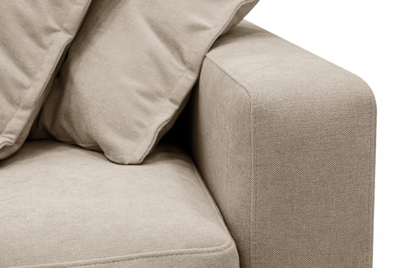 Valencia Extra Djup 3-sits Soffa med avtagbar och tvättbar klädsel - Brun - Möbler - Vardagsrum - Soffor - 3-sits soffor