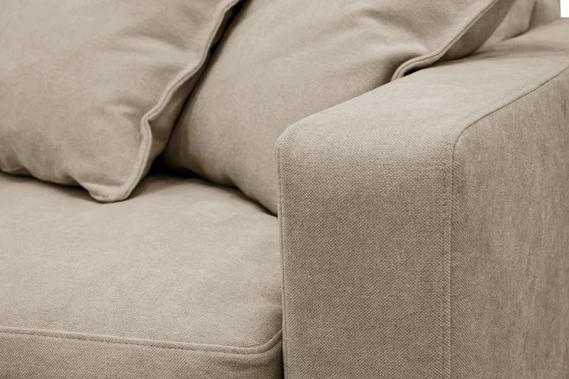 Valencia Extra Djup 3-sits Soffa med avtagbar och tvättbar klädsel - Brun - Möbler - Vardagsrum - Soffor - 3-sits soffor