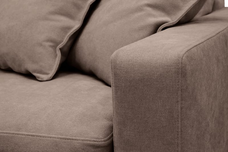 Valencia Extra Djup 3-sits Soffa med avtagbar och tvättbar klädsel - Mörkbrun - Möbler - Vardagsrum - Soffor - 3-sits soffor