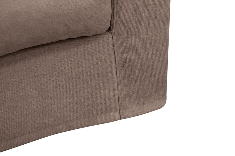 Valencia Extra Djup 3-sits Soffa med avtagbar och tvättbar klädsel - Mörkbrun - Möbler - Vardagsrum - Soffor - 3-sits soffor