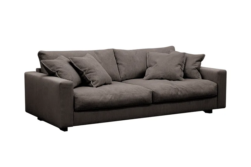 Valencia Extra Djup 3-sits Soffa - Mörkgrå - Möbler - Vardagsrum - Soffor - 3-sits soffor