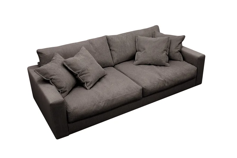 Valencia Extra Djup 3-sits Soffa - Mörkgrå - Möbler - Vardagsrum - Soffor - 3-sits soffor