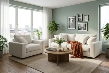 Valencia Extra Djup 3-sits Soffa - Offwhite - Möbler - Vardagsrum - Soffor - 3-sits soffor