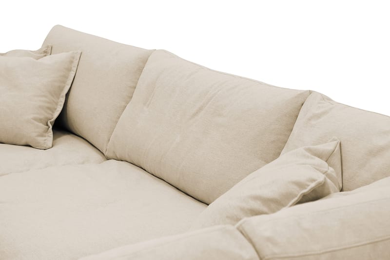 Valencia Extra Djup 4-sits Soffa med Schäslong Höger - Beige - Möbler - Vardagsrum - Soffor - Divansoffa & schäslong