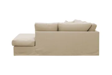 Valencia Extra Djup 4-sits Soffa med Schäslong Höger - Beige - Möbler - Vardagsrum - Soffor - Divansoffa & schäslong