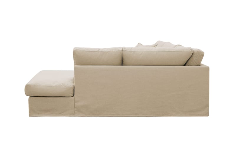 Valencia Extra Djup 4-sits Soffa med Schäslong Höger - Beige - Möbler - Vardagsrum - Soffor - Divansoffa & schäslong
